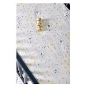 Pehr Geometry Organic Cotton Crib Sheet